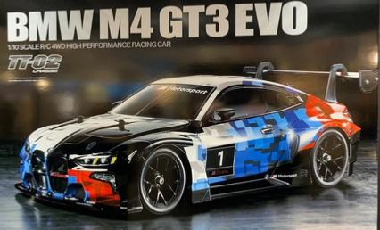 Tamiya TT-02 BMW M4 GT3 Evo KIT 58751 (Précommande)