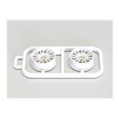 Jantes Kyosho Mini-Z MR03 Etroites-Deport 1.0 (2) Blanches