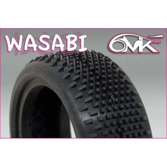 6MIK Pneus Avant 1/10 4x4 Wasabi gomme Yellow (x2) TM111Y