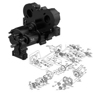 Cross RC TL4 CNC Transmission components CR097401736