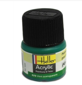 Heller Peinture Acrylique Vert Transparent12 ml 9325