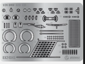 KIT DE FINITION BMW 320i E36 BMW FINA - 1996. EX24045