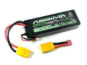 Absima - Batterie Greenhorn Lipo 2S 7.4V 6000mAh 50C - 4140018