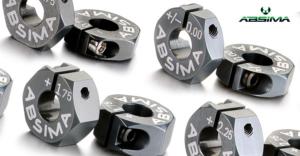 Absima - Hexagones alu de roue offset 0mm 1:10 -2560011