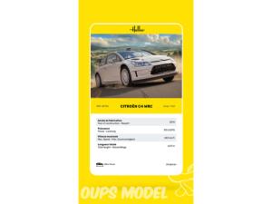 HELLER MAQUETTE VOITURE 80756 CITROEN C4 WRC 1/24