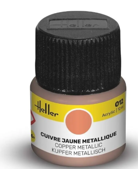 HELLER Peinture Acrylique - Cuivre Jaune  12ML 9012