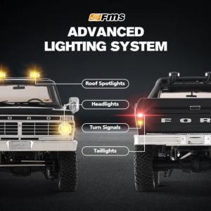 FMS FORD F-100 FCX18II RTR Brushless car Kit 1/18 - Black FMS118L01BL-BK (Précommande)