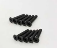 Vis M3x18mm Tete Fraisee Hex (10)