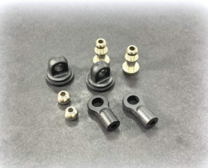 Absima Kit Rotules Amortisseurs Aluminium 1/8 (x8) 2330070