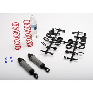 Traxxas AMORTISSEURS ARRIERE GRIS TRES LONGS COMPLETS (X2) 3762A