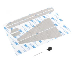 Boom Racing plaques de protection  motif diamant Land Rover® Argent BRX02369S