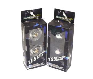 Jantes arrière Beadlock Yota LC Classic 1,55 (2) avec élargisseurs de 3 mm (2) Noir BOOM RACING BRW780907RBK