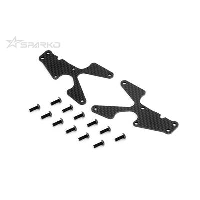 Rigidificateur de triangle inférieur avant 2,0 mm G+D Sparko F8