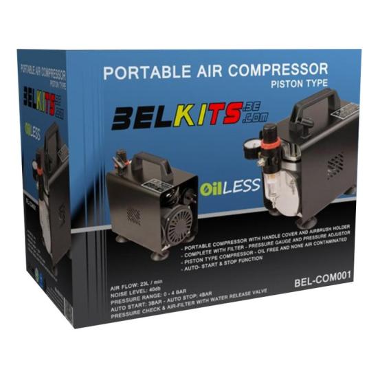 BELKITS COM-001 | Compresseur Portable À Piston BEL-COM001