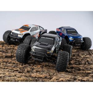 FMS 1/24 Chevrolet Colorado FMT24 Monster truck RTR car kit - BlackFMS12421BDRTR-BK  