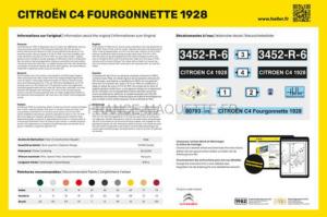 HELLER Citroën C4 Fourgonnettes 1928 1:24 - 80703