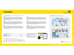 HELLER MAQUETTE AVION 56308 STARTER KIT E-3B AWACS 