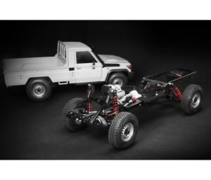 Boom Racing châssis 4x4 4WD 1/10 carrosserie ABS LC70 BR8002