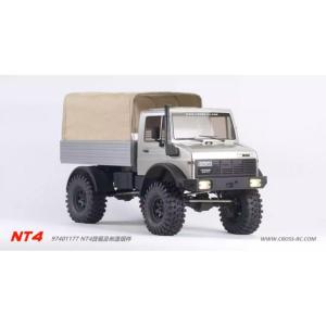 CROSS RC NT4 UNIMOG 1/10 RTR GRIS AVEC BENNE ET BACHE