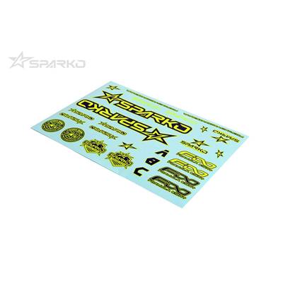 Planche de déco Sparko F8 Jaune Fluo