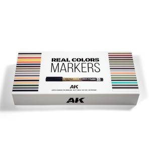 BOX REAL COLORS MARKERS - 34 units