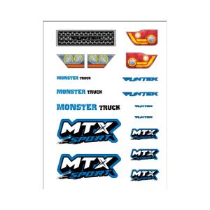 Funtek Planche stickers bleue MTX -FTK-21059