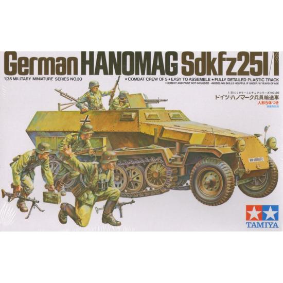 TAMIYA 35020 1/35 GERMAN SD.KFZ.251/9 AUSF. D (7.5CM KWK 37L/24)