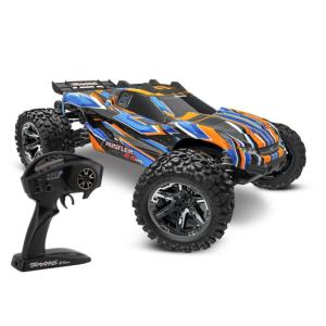 TRAXXAS RUSTLER 4x4 VXL HD BRUSHLESS CLIPLESS ORANGE 67376-4-ORNG