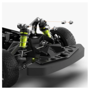 Rlaarlo Voiture de rallye  XTS-F10 1:10, version à rouleaux en fibre de carbone RLA-FA-001573  
