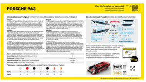 HELLER KIT PORSCHE 962 1/43 56109