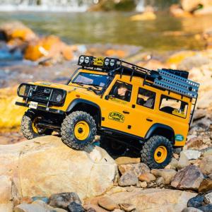 FMS 1/10 Land Rover Defender 110 FCX10 RTR Jaune (Précommande)
