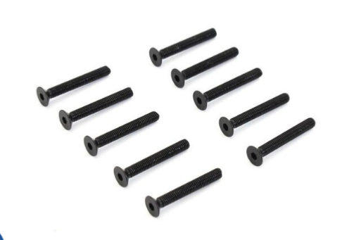 Vis M3x22mm Tete Fraisee Hex (10)