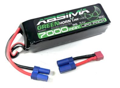 Absima Batterie Lipo 11.1V 7000mAh 50C Dean EC5 4140023