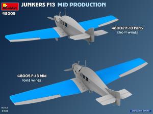 MiniArt 48005 Junkers F13 Mid Production