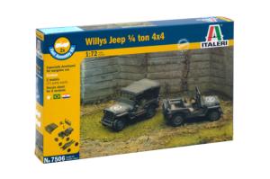 Véhicule militaire Jeep Willis 4x4 1/72 ITALERI - IT7506