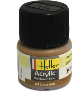 Heller Peinture Acrylique Sable Mat 12 ml 9063