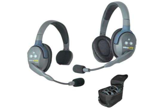 EARTEC Set deux casques pilote mécanicien + accu et chargeur ET-UL2SEU