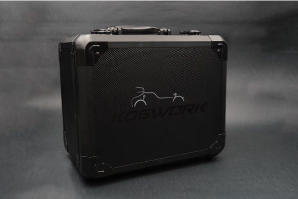 Valise Alu pour radio Sanwa MT44-MT5 (Koswork Mini Black Case)