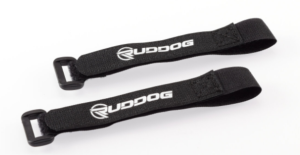 RUDDOG RP-0179 Crochet de batterie 4S & sangle à boucles (2 pièces)