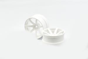 Reve D Competition Drift Wheel "JD7" Matte White (Offset 6mm, 2pcs)
