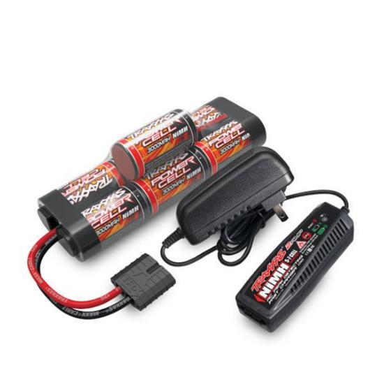 PACK CHARGEUR 2969G + 1 x NI-MH 8,4V 3000 MAH 2926X PRISE TRAXXAS