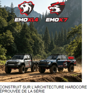 Cross RC EMO XL4 ARTR - Argent CRO90100280 (Précommande)