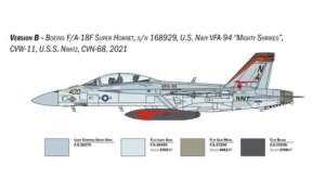 F/A-18F Super Hornet U.S. Navy Special Colors 1/48 - Italeri 2823