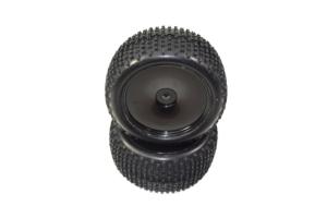 Absima Roue arrière pour buggy 1:10 DISQUE noir / AXE (2) 1230304