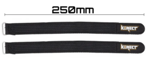 Konect Strap, velcro pour accus LiPo 250 mm (x2) KN-LIPO.STRAP-250