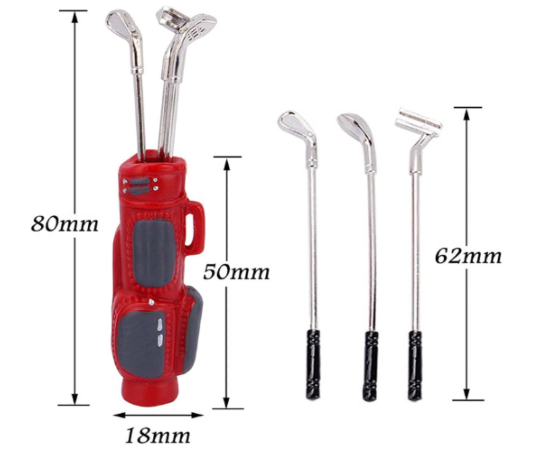 Promodelisme67 Club de golf Accessoires de décoration 1/10