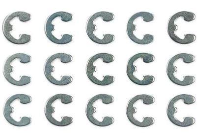 Tamiya  2mm E-Ring/Clip (15 Pcs.), 50588