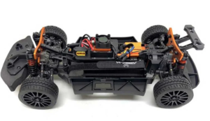 ABSIMA Voiture de rallye 1/12 EP Speed Demon 4WD BL RTR Blanc - 12123