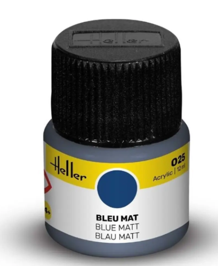 Heller Peinture Acrylique  Bleu Mat  12ML 9025
