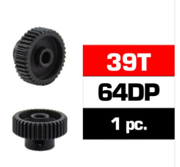 Ultimate Racing HSS STEEL 64DP PINION GEAR 39T W/3.17mm BORE - UR4316-39